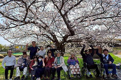 在宅で介護を受ける方に